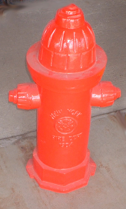 Fire Hydrant Nyc Nyfd Replica Reproduction Lifesize Garden Yard