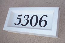 small address plaque
