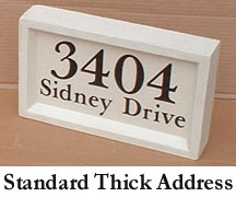 Standard Thick Address Block